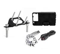 GTDTKGANAK Phone Mount For XL750 For Transalp 750 2023-2024 GPS Navigation Bracket Mobile Phone Holder Cellphone Stand Support Phone Holder GPS Navigation Stand(Holder and Bracket)