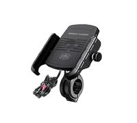 GTDTKGANAK Phone Mount Motorcycle Phone Holder Phone Stand Motorbike Mirror Mobile Phone Mount Stand Support USB Charging Wireless Charging Cellphone Mount