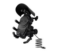 GTDTKGANAK Phone Mount Phone Mount Anti Vibration Mobile Wireless Charging Phone Holder 360 Rotating Moto Support Cellphone Handlebar Mount
