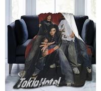Gtdvdjdjdv Tokio Music Band Hotel Throw Blanket Warm Cozy Plush Bed Blanket Sofa Bed Couch Decor Gifts for Men Women and Kids 50"X40"