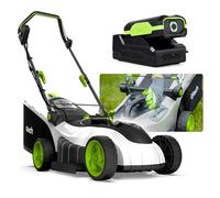 Gtech CLM50 Cordless Lawnmower | Powerful 48V Lithium Battery with 40 Mins Runtime | 42cm Cutting width | 50L Grass Box