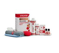 Gtechniq Glass Coating Kit for Cars, 6-Piece | Includes Glass Cleaner, Nanotech Glass Polish, Applicator, Microfibre Buff Cloth and More, Deep Clean, Coat and Maintain Car Windows and Mirrors