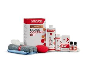 Gtechniq Glass Coating Kit for Cars, 6-Piece | Includes Glass Cleaner, Nanotech Glass Polish, Applicator, Microfibre Buff Cloth and More, Deep Clean, Coat and Maintain Car Windows and Mirrors