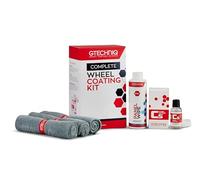 Gtechniq Wheel Coating Kit for Cars with paint degreaser Panel Wipe, C5 Wheel Armour and Microfibre Cloth, Car Accessories for Car Cleaning Kit