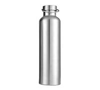 Gteller Stainless Steel Vacuum Insulated Water Bottle 34/25/20/17/12oz 18/8 for Hot and Cold Drinks, Double Walled, Leak Proof (Silver(34oz))