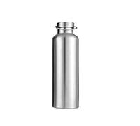 Gteller Stainless Steel Vacuum Insulated Water Bottle 34/25/20/17/12oz 18/8 for Hot and Cold Drinks, Double Walled, Leak Proof (Silver(20oz))