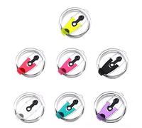 Gteller Tumbler Replacement Lid for 20 oz, 30 oz Tumbler - Splash Resistant, Leak Spill Proof and Straw Friendly (20oz Double Hole 7color)