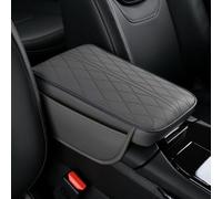GTEVDK Car Armrest Pad for Audi Q7 7 Seats 2015-2019,Center Console Cushion Auto Arm Rest Protector Cover Leather Waterproof Interior Accessories,A5-Gray