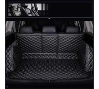 GTEVDK Car Full Trunk Mat for KIA Sorento 2018-2023,Boot Liner Coverage Rear Pad Waterproof Anti-Slip Leather Interior Accessories,A3-Black