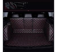 GTEVDK Car Full Trunk Mat for KIA Sorento 2018-2023,Boot Liner Coverage Rear Pad Waterproof Anti-Slip Leather Interior Accessories,A2-Black Red