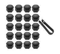 GTFRFD 20PCS Car Wheel Nut Caps Set for Audi Q4 e-tron 2022 2023 2024(upper level) Hexagonal Tyre Nut Covers Cap Tyre Screw Cap Wheel Dust Proof Accessories,C 21MM