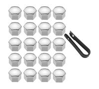 GTFRFD 20PCS Car Wheel Nut Caps Set for Suzuki Jimny (GJ) 2. Gen 2018-2023 2024, Hexagonal Tyre Nut Covers Cap Tyre Screw Cap Wheel Dust Proof Accessories,E 19MM