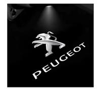 GTFRFD 2PCS Car Door Projector Lights, for Peugeot 3008 2016-2024 Car Door Step Courtesy Welcome Lights Puddle Ghost Shadow LED Lights,E