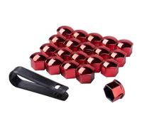 GTFRFD Car Wheel Nut Caps for Peugeot 2008 2020-2024 Covers Screw Protector Set Removal Tool Chrome Plastic Bolt Resistance Decorate Wheel Nut Accessories,C 17mm