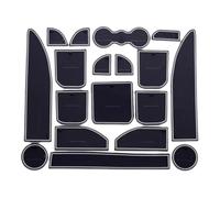 GTFRFD Rubber Anti-slip Mat Door Groove Cup Phone Pad Gate Slot Coaster Interior Accessories for Land Rover Discovery 4 Door,B