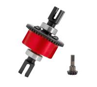 GTFRUQAS For Arrma For Infraction For Limitless For Typhon 6S 1/10 6S 1/8 1/7 Metal Front Rear Differential 43T 13T Rc Car Parts Replacement RC Car Accessories(Red)