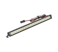 GTFRUQAS For Axial For SCX10 90046/47 90060 For SCX24 For Wrangler D90 For Rubicon 1/10 Roof Lamp Light Bar RC Crawler Car Body Upgrade Accessories RC Car Light Bar Kit(147MM A)