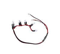 GTFRUQAS For FMS For FCX24 K5 1/24 Light Roof Lamp Lights RC Crawler Car 5 Serial Connections Decoration Parts RC Car Light Bar Kit(5 Light)