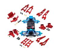 GTFRUQAS For MJX For JJRC C8811 20208 1/20 Metal Upgrade And Modification Kit Remote Control Crawler Vehicle Upgrade Parts Accessories RC Car Accessories(Red)