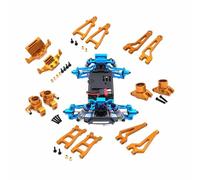 GTFRUQAS For MJX For JJRC C8811 20208 1/20 Metal Upgrade And Modification Kit Remote Control Crawler Vehicle Upgrade Parts Accessories RC Car Accessories(Yellow)