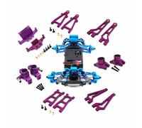 GTFRUQAS For MJX For JJRC C8811 20208 1/20 Metal Upgrade And Modification Kit Remote Control Crawler Vehicle Upgrade Parts Accessories RC Car Accessories(Purple)