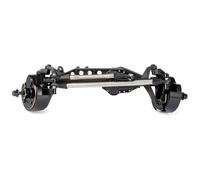 GTFRUQAS For SCX10 RC Car For Rock Crawler For Chassis Cheater Rigs Complete Assembled AR45 Portal Axle With Brass Weights Option-B RC Axles(Front Axle)