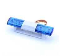 GTFRUQAS For Traxxas For Trx4 For Scania 770S For Tamiya 1/14 1/10 Model Engineering Lights Roof Flash Lamp RC Crawler Car Truck Upgrade Accessories RC Car Light Bar Kit(Blue)