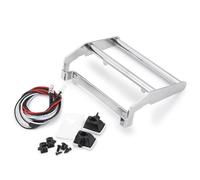 GTFRUQAS For TRX-4 Early For Bronco 1/10 Stainless Steel Anti Collision Front Bumper With Light RC Crawler Car Parts RC Car Light Bar Kit