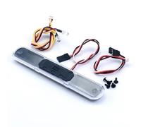 GTFRUQAS For TRX4 For Tamiya D90 For FMS For Scania 1/14 1/10 5V Multi-modal Control Lights Lamp Flash RC Crawler Car Truck Upgrade Accessories RC Car Light Bar Kit(118mm)