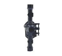 GTFRUQAS For WLtoys 104006 104010 104020 104026 1/10 Rc Model Crawler Car Truck For Buggy Metal Upgrade Parts Front Rear Axle Shells RC Axles(Black,Rear)