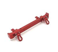 GTFRUQAS Rc Bumper Parts Compatible With MN For MN82 LC79 1/12 RC Car Upgrade Modification Accessories Parts Metal Front And Rear Bumper Guards(Red,Rear)