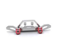 GTFRUQAS Rc Bumper Parts Compatible With WLtoys 104001 104002 1/10 RC Car Upgrade Modification Replacement Parts Accessories Metal Front Bumper