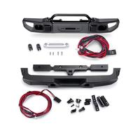 GTFRUQAS Rc Bumper Parts For Axial For Scx10 III AXI03006 AXI03007 For Gladiator 1/10 Front Rear Bumper With Lights RC Crawler Car Parts(1 Set)