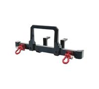 GTFRUQAS Rc Bumper Parts For Mn For Mn82 LC79 1/12 Metal Upgraded Front And Rear Bumper Guards RC Car Parts Modified Replacement Accessories(Black,Front)