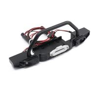 GTFRUQAS Rc Bumper Parts For Traxxas For Trx4 For Axial For Scx10 1/10 For Metal Front Rear Bumper With Light RC Crawler Car Upgrade Part(Front)