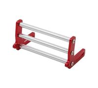 GTFRUQAS Rc Bumper Parts For Trx-4 For Trx4 For Dodge 1/10 Aluminum Front Bumper Anti Collision Body Shell RC Crawler Upgrade Parts Accessories(Red)