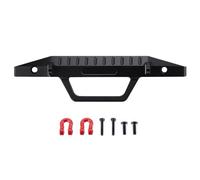 GTFRUQAS Rc Bumper Parts For Trx-4m K10 1/18 Aluminum Anti Collision Bumper W Tow Hook RC Crawler Car Upgrade Parts Accessories Replacement(Front)