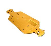 GTFRUQAS RC Car Accessories For Buggy Monster Truck For HSP 94107 94170 94118 94111 04001 03601 1/10 Aluminum Alloy Metal For Chassis Upgrade Parts(Yellow)
