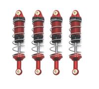 GTFRUQAS RC Car Accessories For MN Model For MN128 For Wrangler MN86 G500 1/12 Hydraulic Shock Absorber RC Car Parts Metal Upgrade(Red)