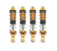 GTFRUQAS RC Car Accessories For MN Model For MN128 For Wrangler MN86 G500 1/12 Hydraulic Shock Absorber RC Car Parts Metal Upgrade(Yellow)