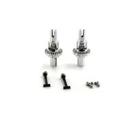 GTFRUQAS RC Car Accessories For Wltoys 284161 284010 284131 K989 K979 K969 P929 P939 1/28 2pcs Metal Differential RC Car Upgrade Parts(Silver)