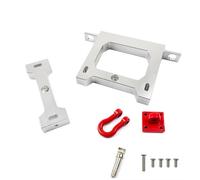 GTFRUQAS RC Car Accessories For WPL B14 B24 B16 B36 C14 C24 1/16 1 Set Metal Beam With Rear Bumper With Tow Hook Accessories RC Car Truck Upgrade Parts
