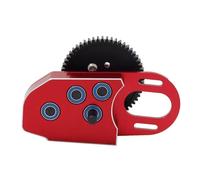 GTFRUQAS RC Car Center Gearbox Compatible With Axial SCX10 III II 90046 For Capra TRX4 For LCG 2Low Gearbox Middle Transmission Box W/Gear 1/10 RC Crawler Upgrade Parts(Red)