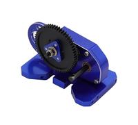 GTFRUQAS RC Car Center Gearbox Compatible With Axial SCX10 III II 90046 For Capra TRX4 For LCG 2Low Gearbox Middle Transmission Box With Gear 1/10 RC Crawler Accessories(Silver)