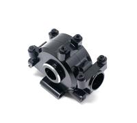 GTFRUQAS RC Car Center Gearbox Compatible With Losi For Baja For Rock For Rey Metal Front Gear Box Shell Gearbox Housing 1/10 RC Car Upgrade Parts Accessories(Blue)