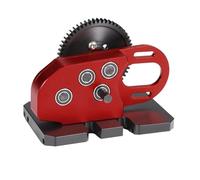 GTFRUQAS RC Car Center Gearbox Compatible With SCX10 For Capra For Rigs For LCG Chassis Machined 2 Low Transmission Gearbox With Delrin Skid Spur Gear 1/10 RC Crawler(Red)