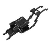 GTFRUQAS RC Car Frame Parts For RedCat Ascent18 1/18 Upgrade Parts Carbon Fiber For Chassis Assembled Kit Frame Girder Or With Brass Skid Plate RC Crawler Car(Chassis Set)