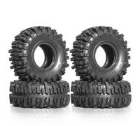 GTFRUQAS Rc Car Tyre Tire Wheels For Axial For SCX24 90081 For TRX-4M 1/24 Modify Plastic Tires 4pcs Climbing Tyres 1.0″ RC Car Upgrade Repair Accessories