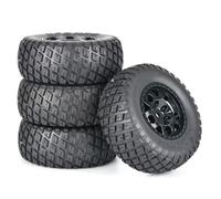 GTFRUQAS Rc Car Tyre Tire Wheels For REMO For Huanqi 727 1/10 RC Car Parts Remote Control Model Cars Short-course Truck Tires For Street Off-road For Buggy Tire Wheel Wheels(4 pcs)