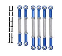 GTFRUQAS Rc Connecting Rod Models For ECX 2WD For Ruckus 1/10 For Torment Axe Brutus For Circuit For AMP 6Pcs Pull Rod Link Set RC Car Upgrade Parts(Blue1)